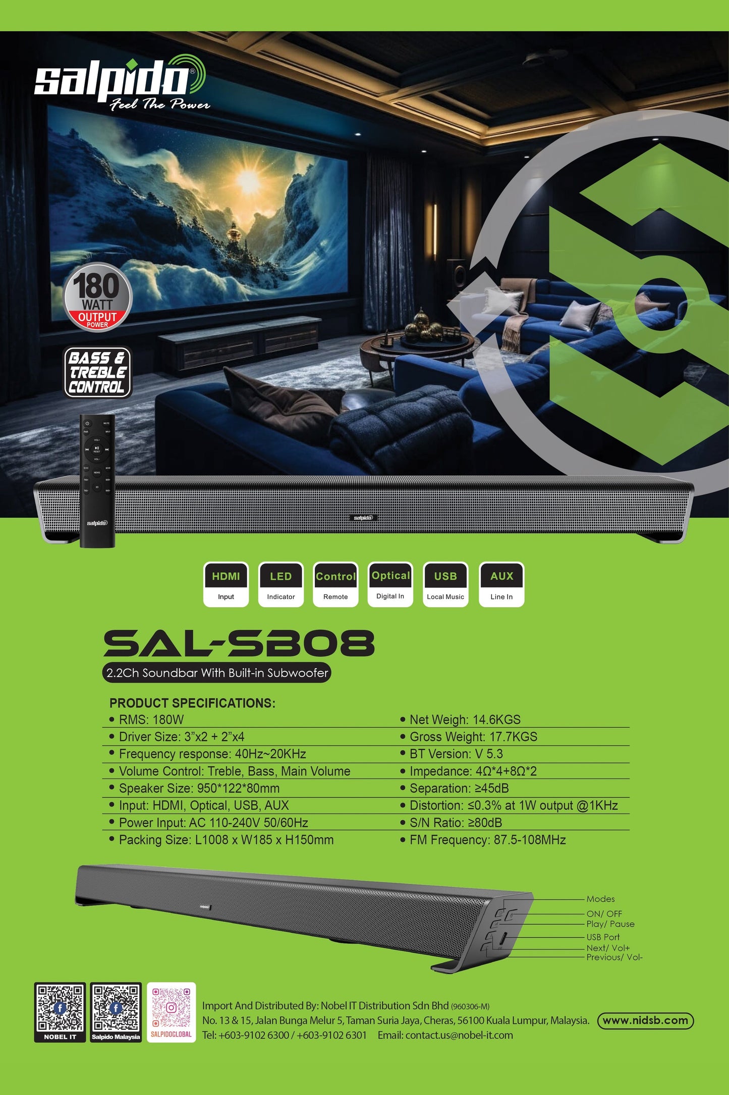 Salpido SAL-SB08 - Salpido