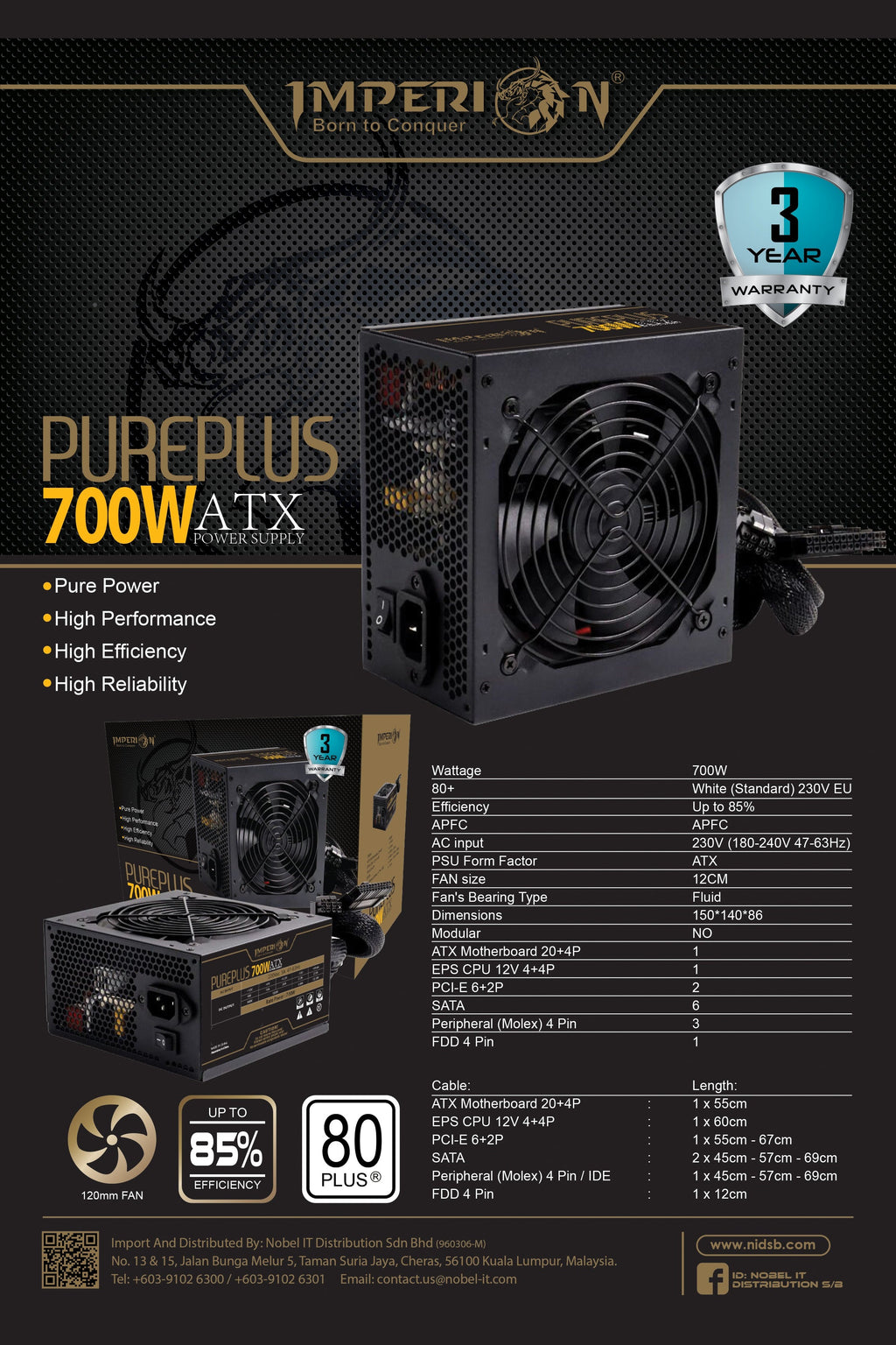 Imperion PUREPLUS 700W - Salpido