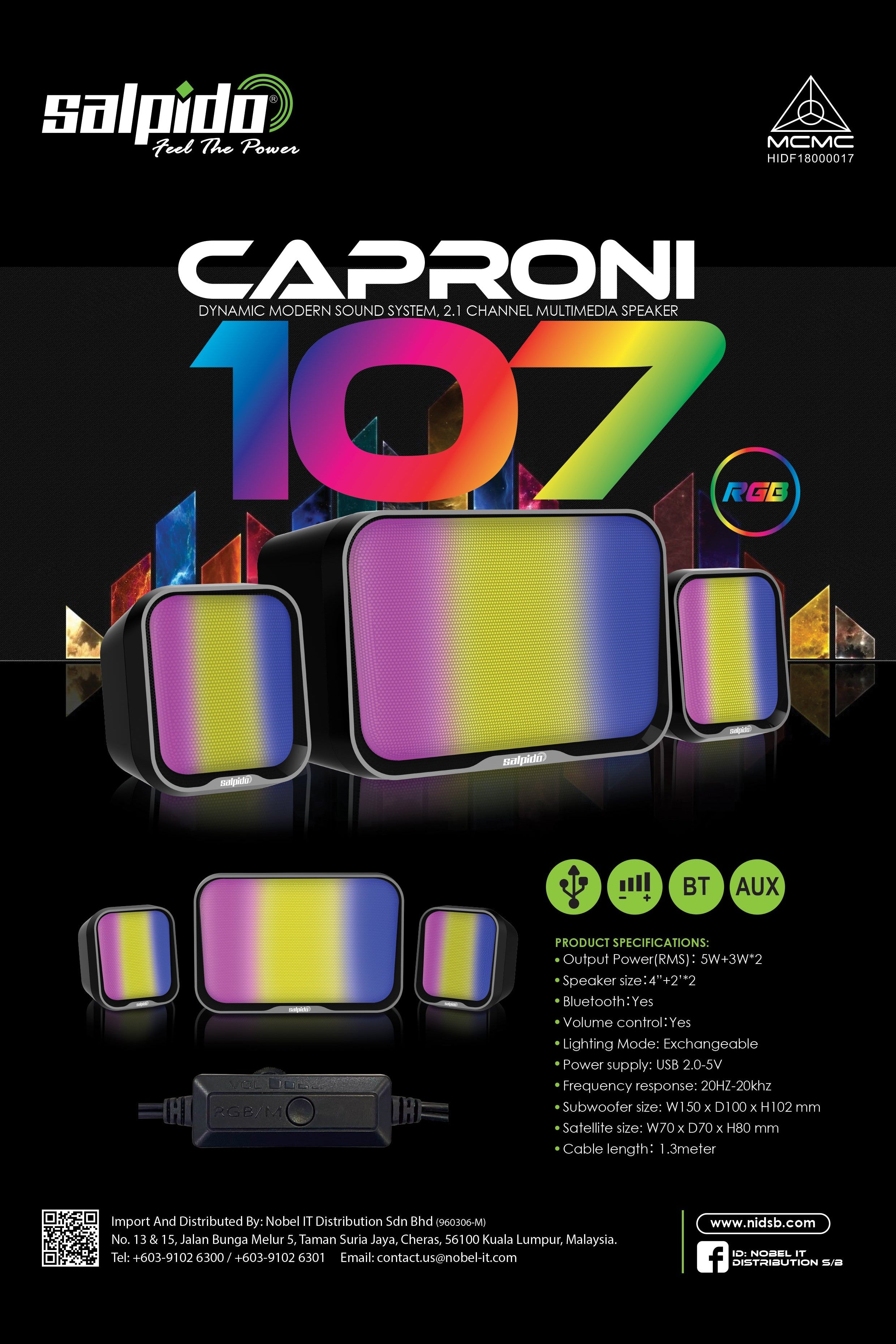 Salpido CAPRONI 107 - Salpido