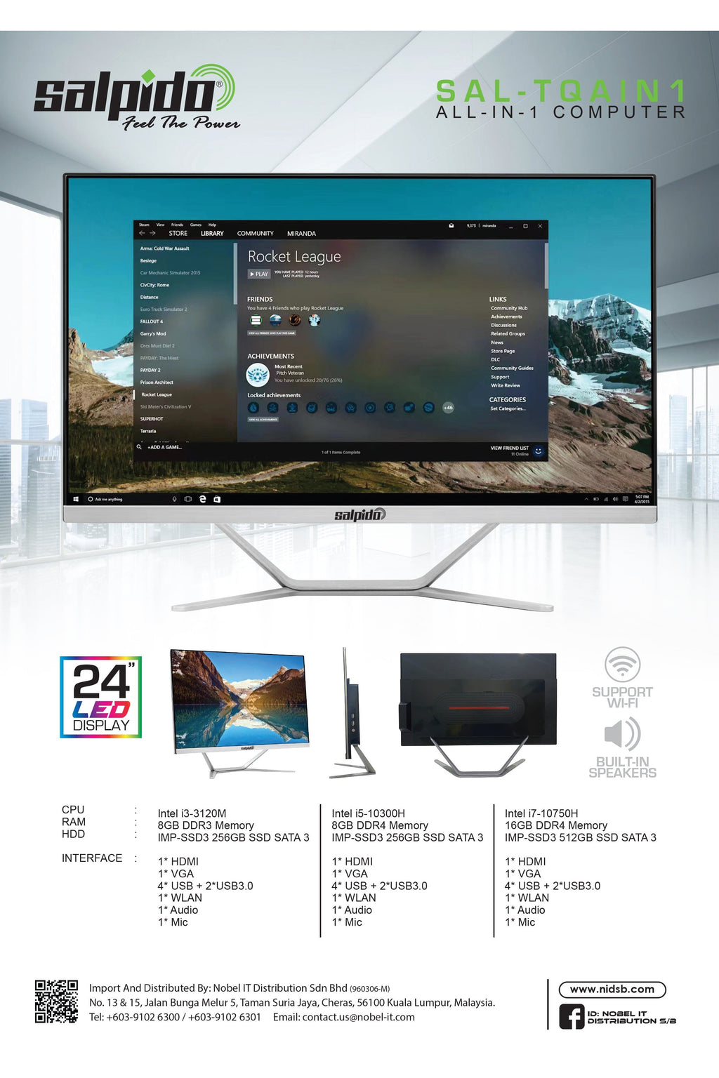 Sal-TQAIN1 (ALL IN 1 PC)